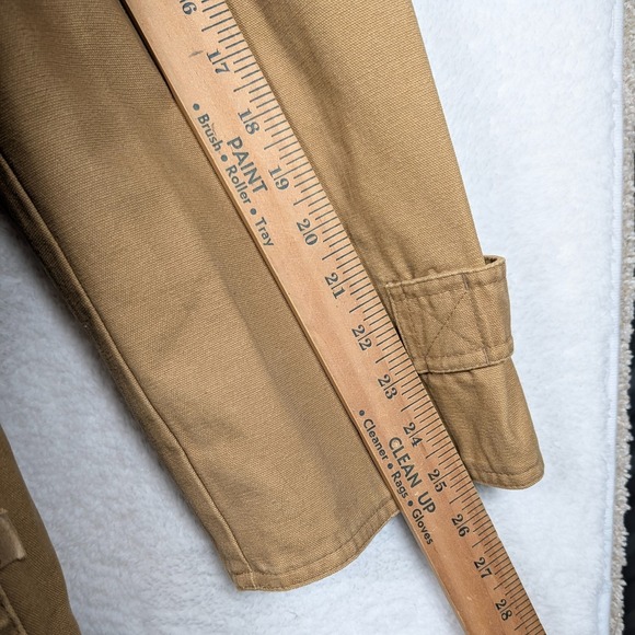 Vtg Duck Head Coat Mens 2XL Beige Field Chore Jacket Corduroy Flannel Lined - Picture 7 of 8